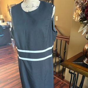 Black shift dress
